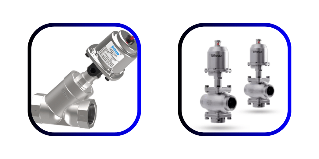 Pneumatically Operated Angle Seat Valve Dealer in West Bengal