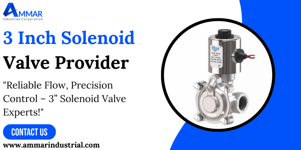 3 Inch Solenoid Valve Provider