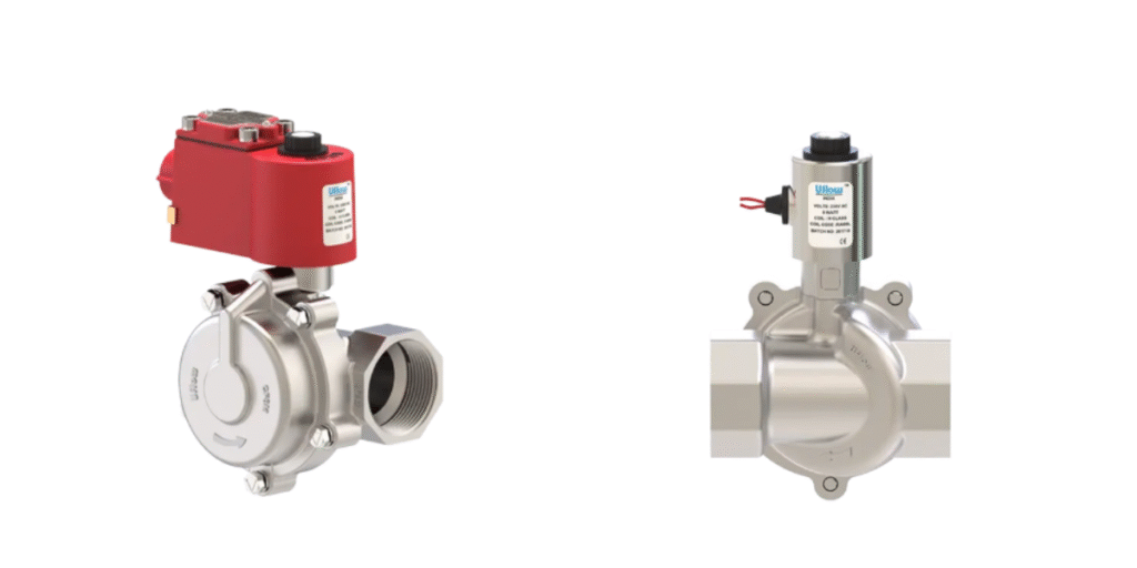 Pilot Operated Piston Type Steam Valve