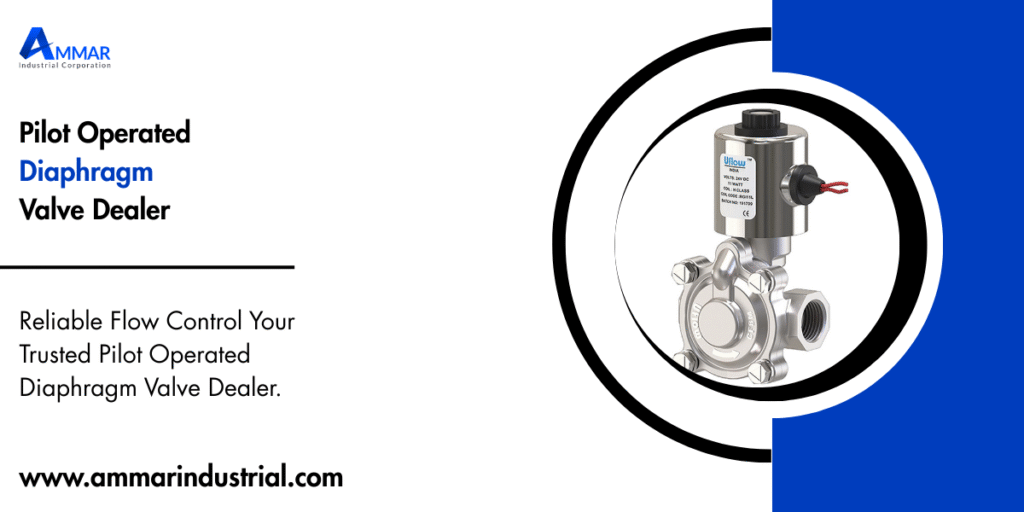 Pilot Operated Diaphragm Valve Dealer