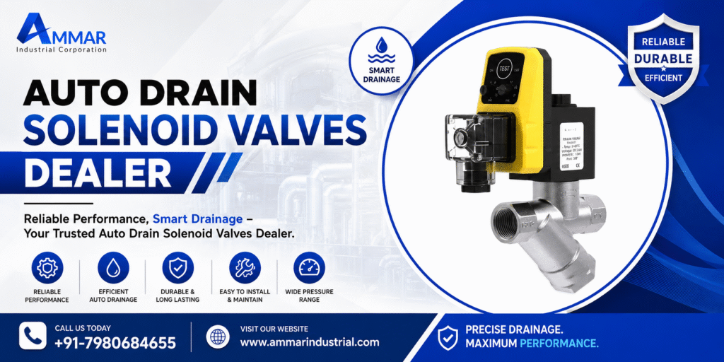 Auto Drain Solenoid Valves Dealer