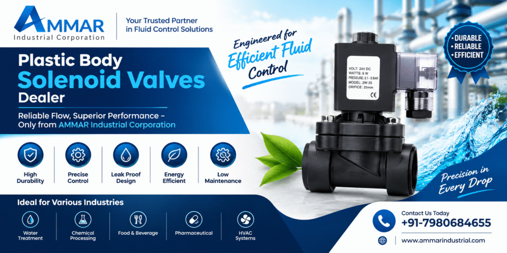 Plastic Body Solenoid Valves Dealer