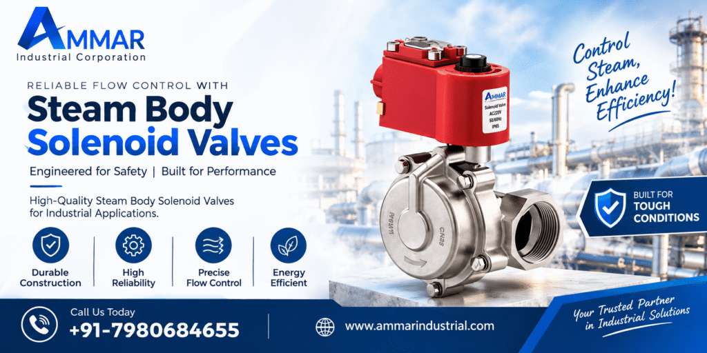 Steam Body Solenoid Valves Dealer